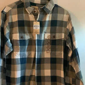 Red head mens long sleeve flannel NWT